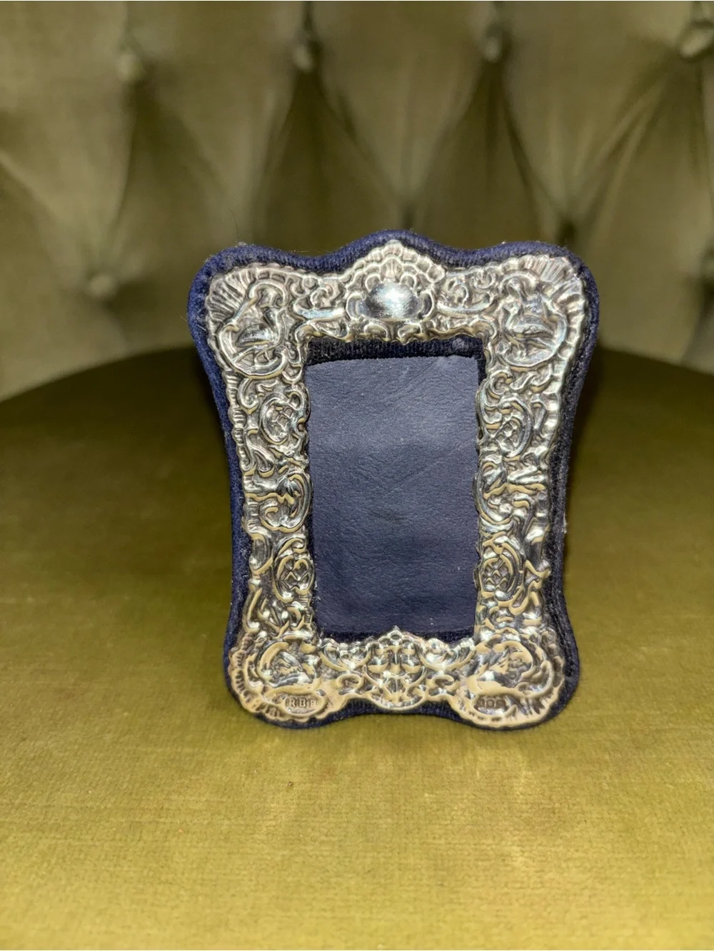 VINTAGE RBB MINIATURE 2.75”X 4” STERLING SILVER PICTURE FRAME